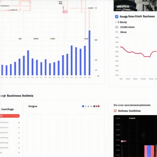 KPI Dashboard for Local SEO A detailed KPI dashboard displaying map rankings, reviews, and engagement metrics for local SEO
