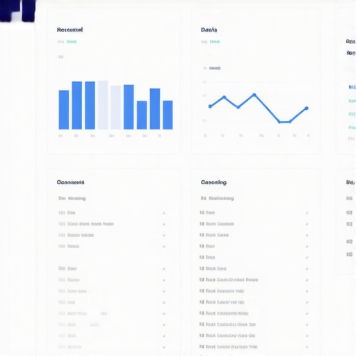 Screenshot of SEO dashboard with charts and rankings.